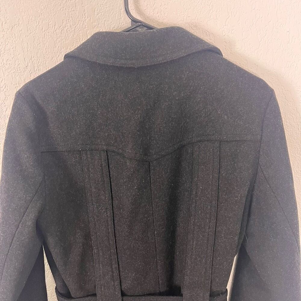 J. Crew Grey Wool Collared Button Down & Belted D… - image 9